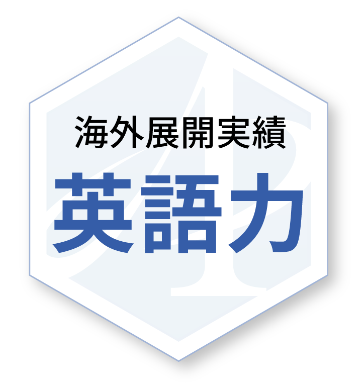 海外展開実績 英語力